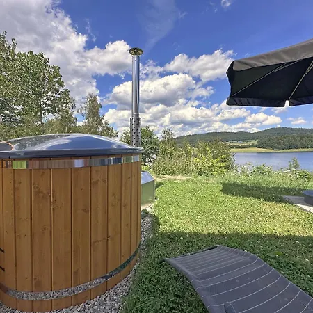 Seeblick - Premium Tinyhouse Mit Sauna Und Hottub